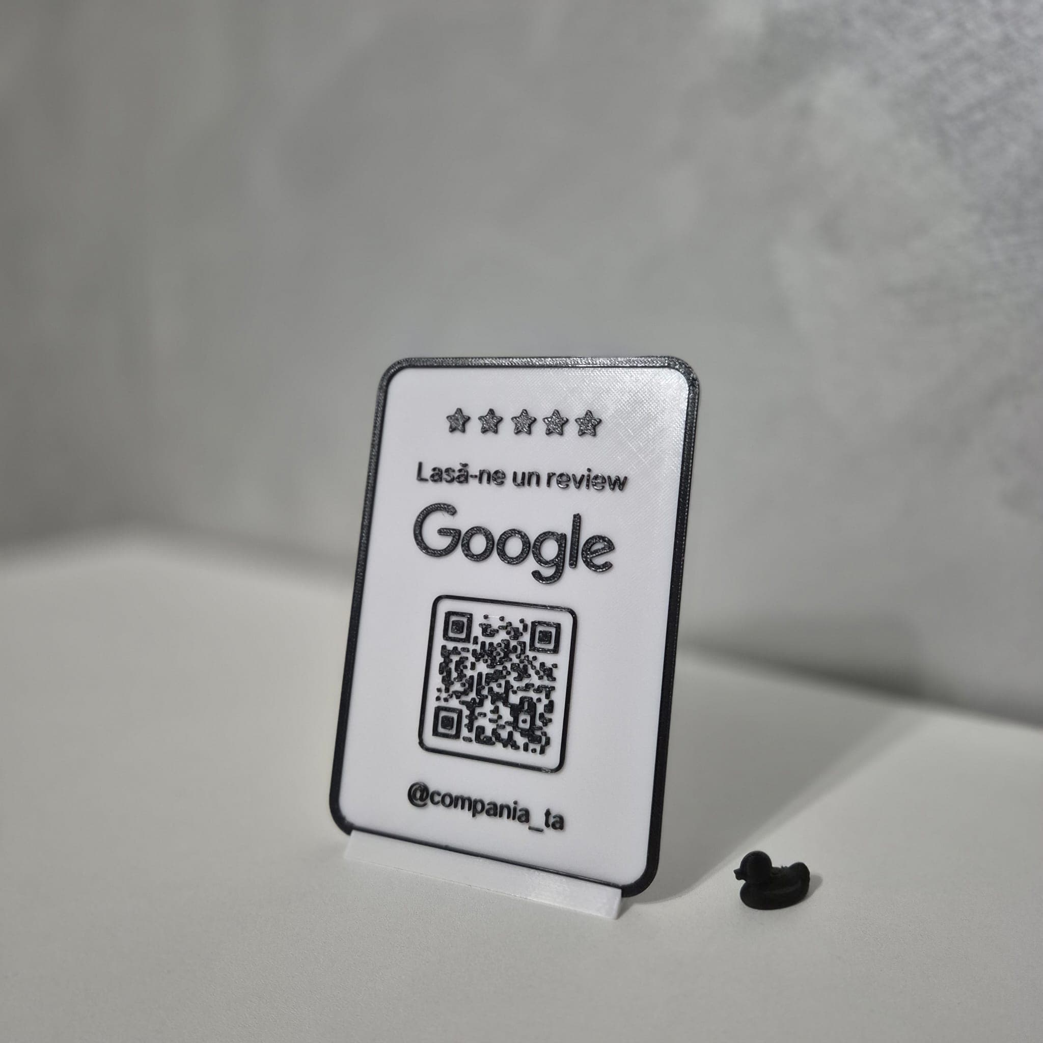 Suport QR Personalizat pentru Recenzii Google – Crește numărul de review-uri rapid și elegant - Imagine 1