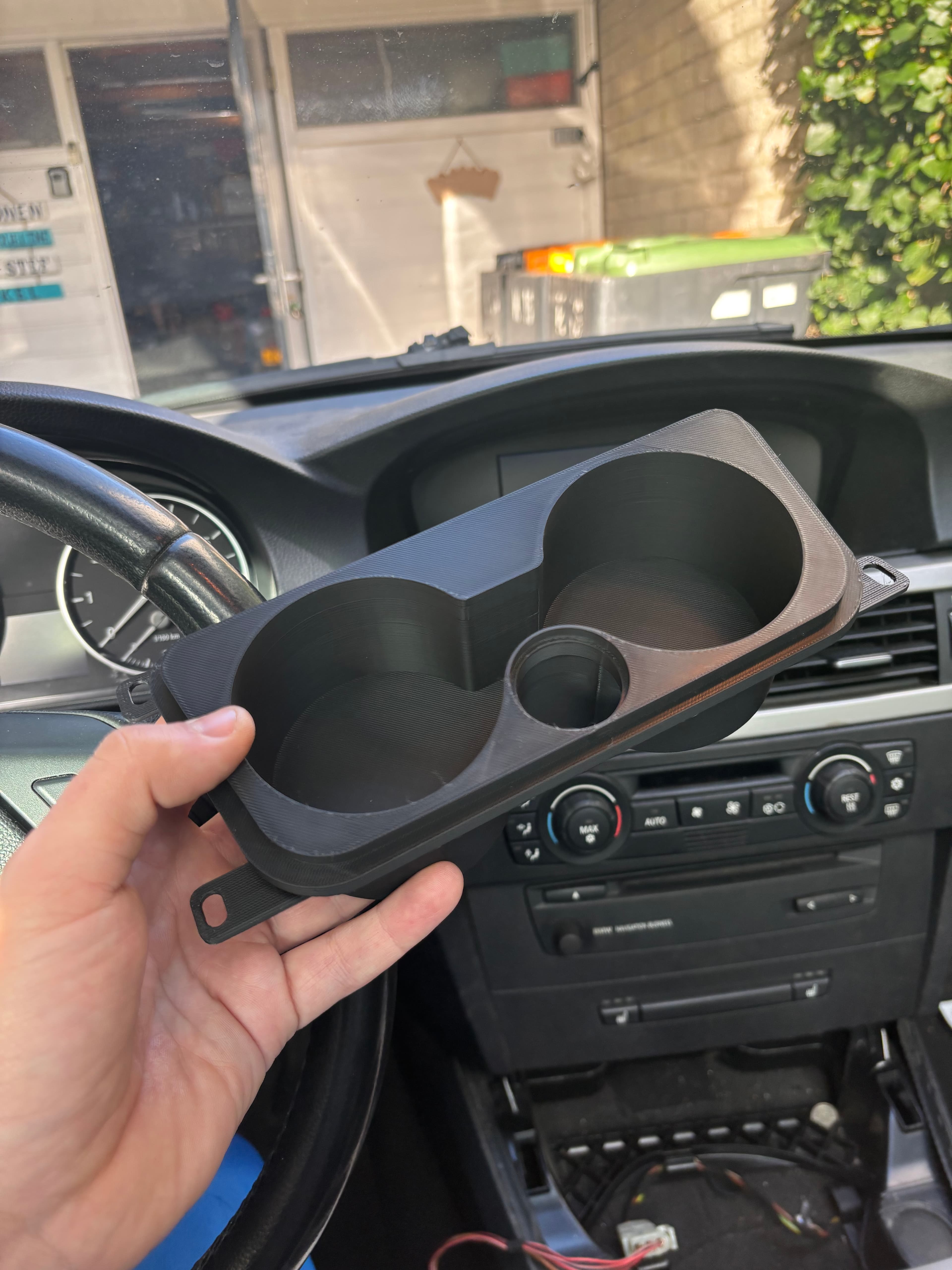 Suport de Pahare BMW E90 E91 E92 E93 – Cup Holder Central, Compatibil OEM, 3D Print Durabil - Imagine 1