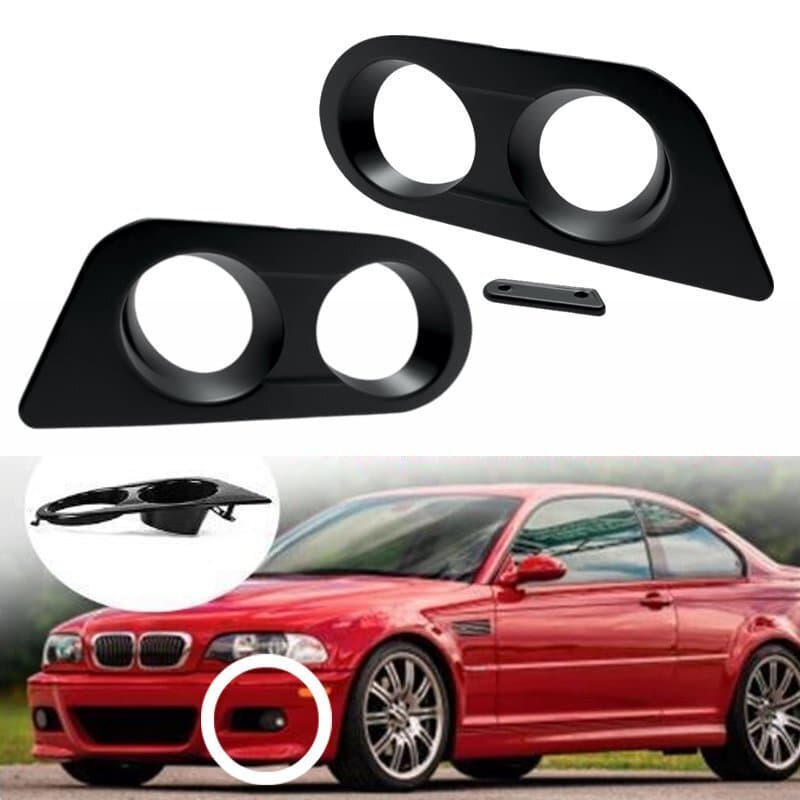 Ornament Proiectoare BMW E46 M-Pack – Design Air Duct / Tub Inlet, Printat 3D, Montaj Plug & Play